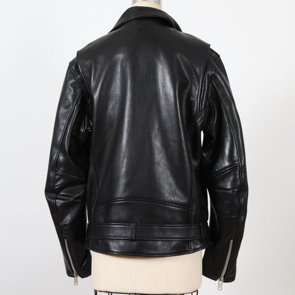 Whet Blu Jay Black Leather Jacket - Picture 2 of 3